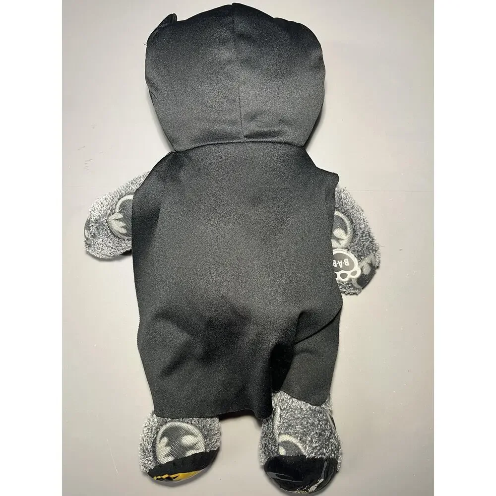 Build-A-Bear Workshop Batman Bear Plush Stuffed Animal Toy Gray Medium Cape‎ DC